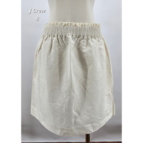 J Crew
Cream Cotton-Linen City Skirt
8
Nwt - Picture 1 of 5